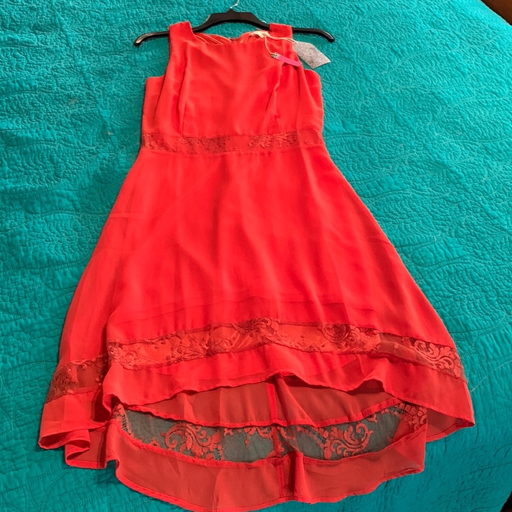 YS Hem & Thread Hi Lo Dress